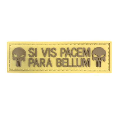 Нашивка Si Vis Pacem Para Bellum (ПВХ_PVC, Койот)