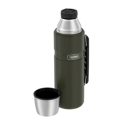 Термос (Thermos) SK-2010 AG (серия King, 1,2 л., ТеплоХолод 2424, Олива, 0,69 кг)_2