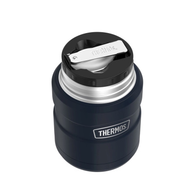 Термос (Thermos) SK-3000 MMB для еды (серия King, 0,47 л., ТеплоХолод 914, Черный, 0,36 кг)_2