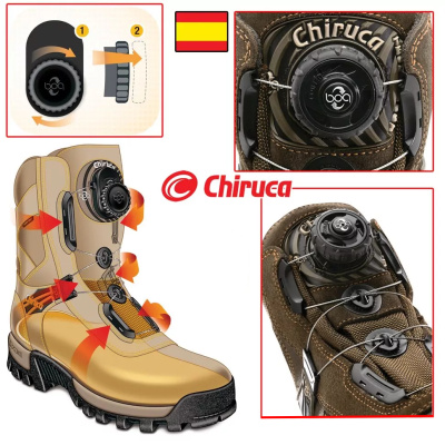 Ботинки (Chiruca) Boxer BOA (MID, Олива)_4