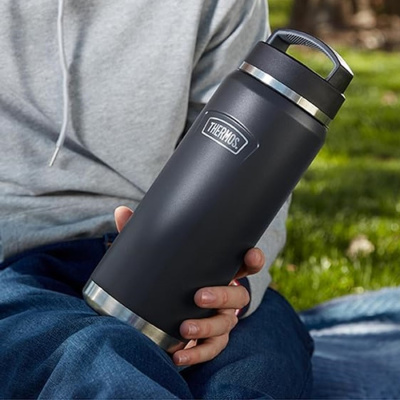 Термос (Thermos) IS-212 GT (серия Icon, 1,2 л., ТеплоХолод 1824, Черный, 0,78 кг)_4