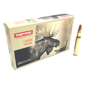 Патрон .30-06 Spring (Norma) пуля Oryx , 13 гр., лат. об., латунная гильза (пачка 20 шт.) 1