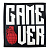 Нашивка (REDWAR) "Game Over" (ПВХ/PVC, 57х60мм) в магазине Guns Market