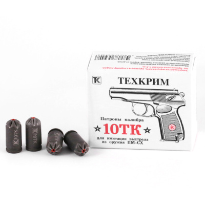 Патрон 10TK (ТехКрим) светозвуковой (пачка 20 шт.)