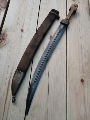 Бебут (Седов) Донской (Латунь, Кожа, Дерево, Иск. старение)_4