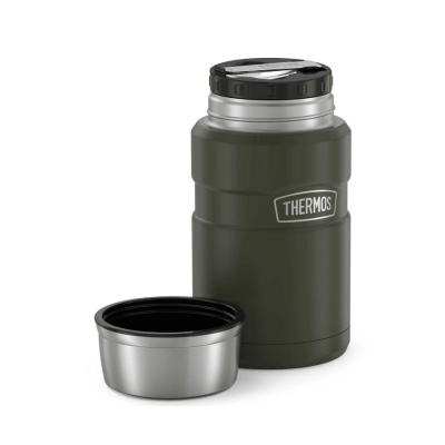 Термос (Thermos) SK-3021 AG для еды (серия King, 0,71 л., ТеплоХолод 1424, Олива, 0,4 кг)_2