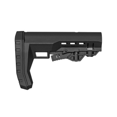 Приклад (K.Arma) телескопический̆ Atom (Com-Spec, Черный, Вес 240 гр.)