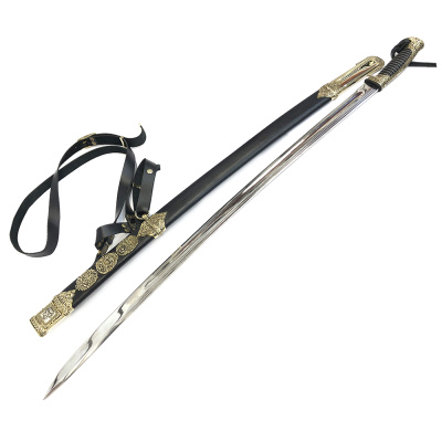 Шашка (KnifeKlass) Казачья (65Г, Полировка, Нейзельбер, Береза, Кожа)_1