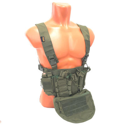 Разгрузка (Remington) нагрудная тактическая с подсумкой Rifle Tactical Vest Army Green