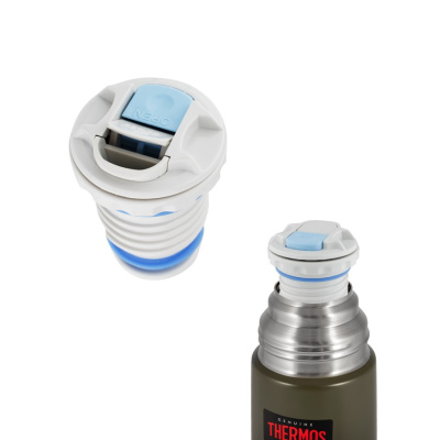 Термос (Thermos) FBB-1000 (серия FBB, 1 л., ТеплоХолод 2424, Олива, 0,52 кг)_3