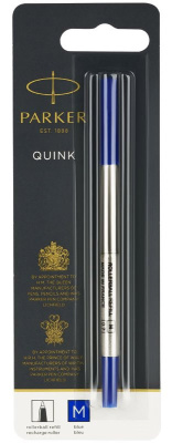 Стержень (Parker) для ручки-роллера Refill Roller Ball (France, M, Синие чернила, блистер, 1 шт)