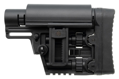 Приклад (DLG Tactical) снайперский регулируемый (Mil-Spec, 20.5х7.5х13.3 см, 715 г. Черный)_3