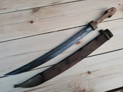 Бебут (Седов) Донской (Латунь, Кожа, Дерево, Иск. старение)