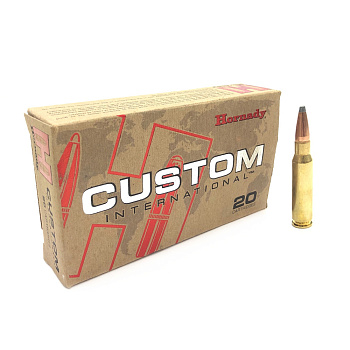 Патрон .308 Win (HORNADY) CUSTOM 11,7гр. 180GR (пачка 20 шт.)