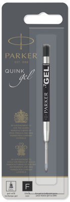 Стержень (Parker) гелевый QuinkGel (France, F, Черные чернила, блистер, 1 шт)