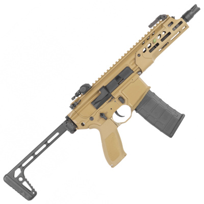 Автомат (East Crane) SIG MCX Rattler (6.5 INCH, ЧерныйКойот, Алюминий, Пластик, 120мс)