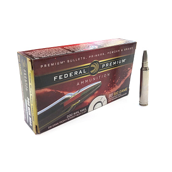 Патрон .300 Win Mag (FEDERAL) PREMIUM TROPHY SP 12.9гр. 200GR (пачка 20 шт.)
