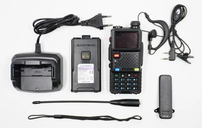 Рация (Baofeng) UV-5R 5G+ (8 Ватт, трехдиапазонная, 2500 mAh, скремблер, Type-C, Черный)_4