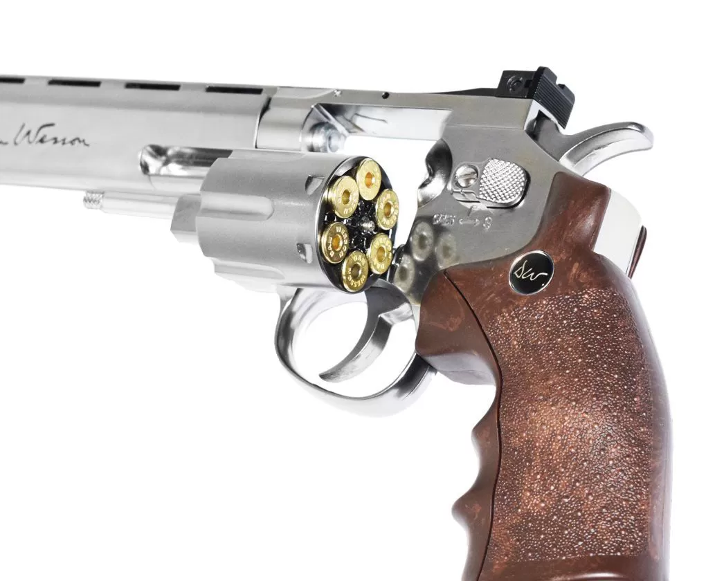 Револьвер пневматический (ASG) Dan Wesson 8 Silver (4.5мм) 2