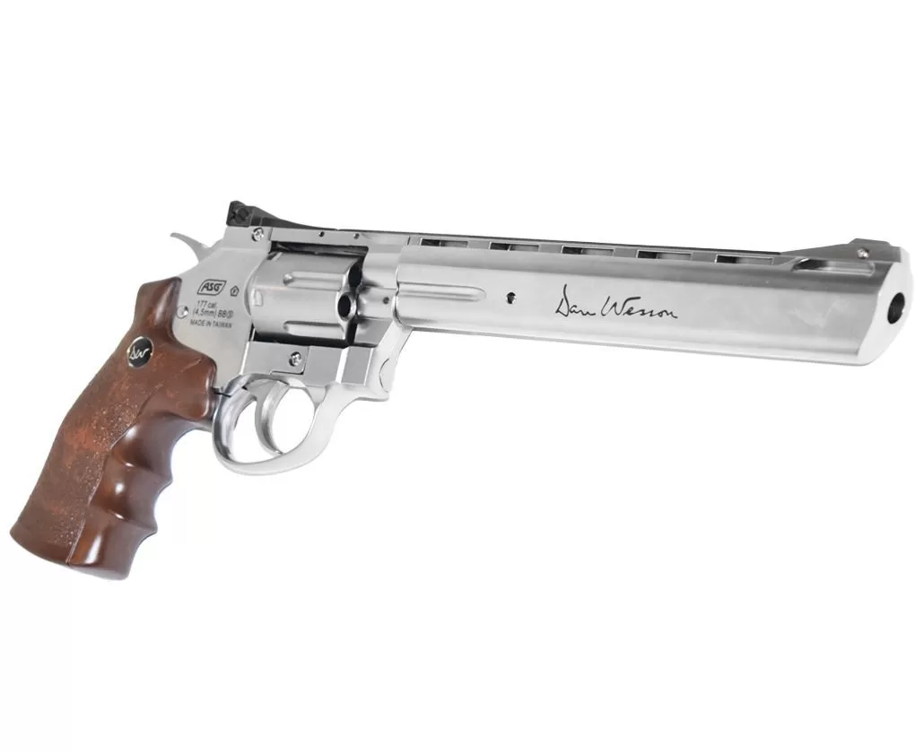 Револьвер пневматический (ASG) Dan Wesson 8 Silver (4.5мм) 5