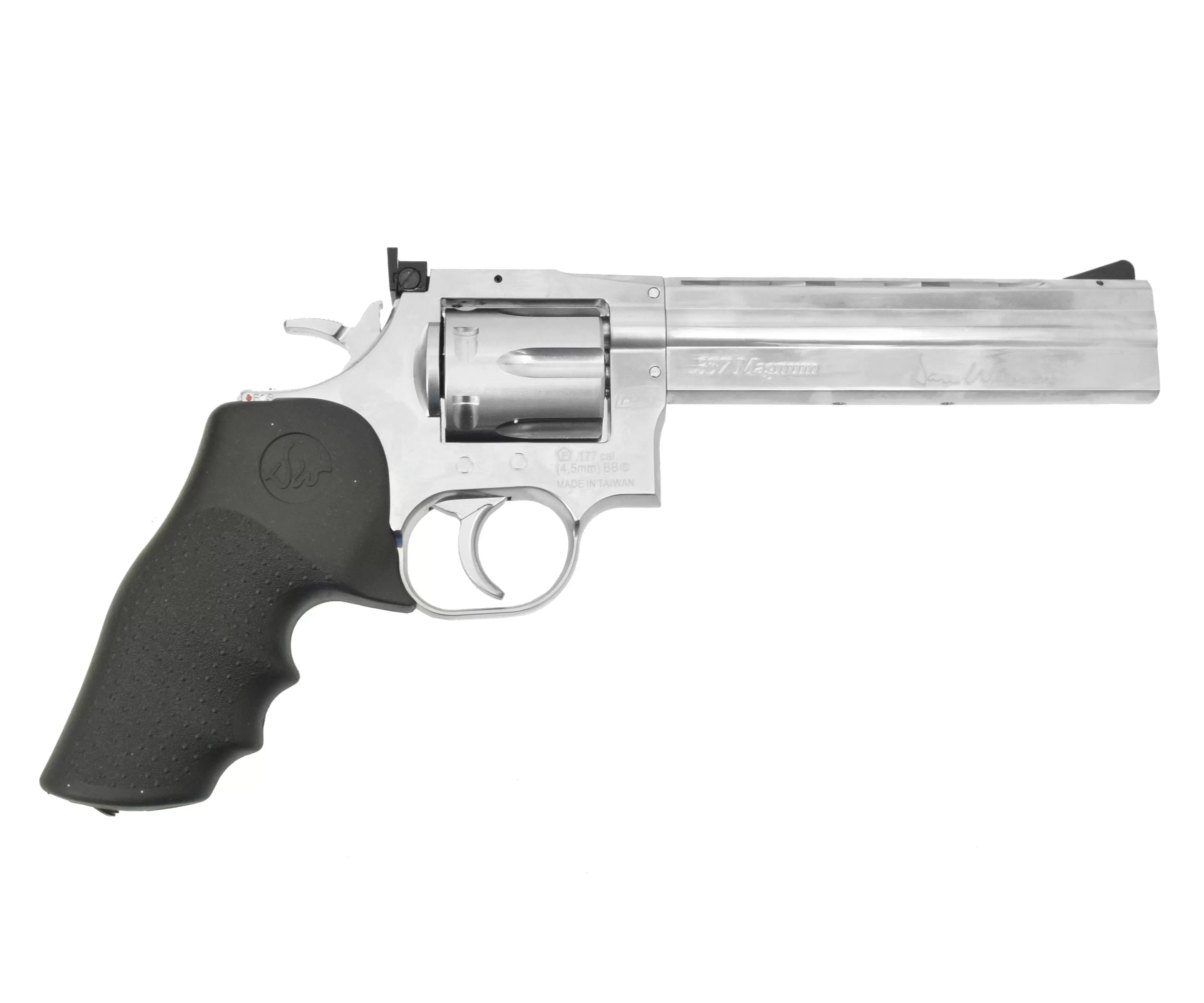 Револьвер пневматический (ASG) Dan Wesson 715-6 Silver (4.5мм) 2