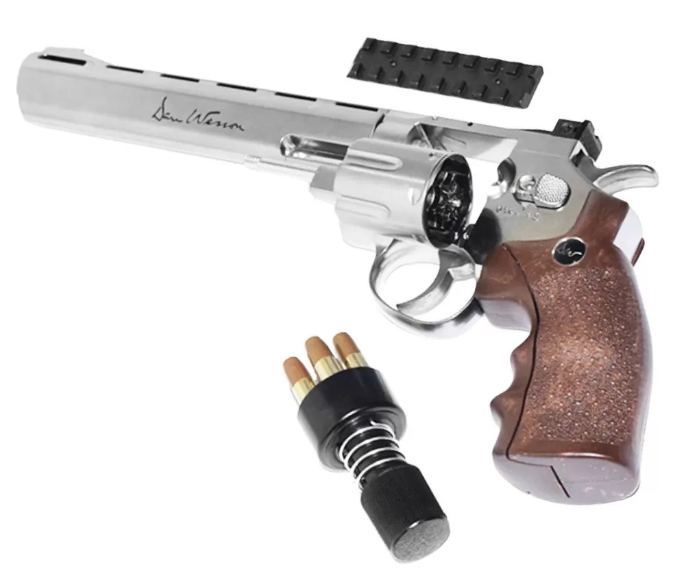 Револьвер пневматический (ASG) Dan Wesson 8 Silver (4.5мм) 3