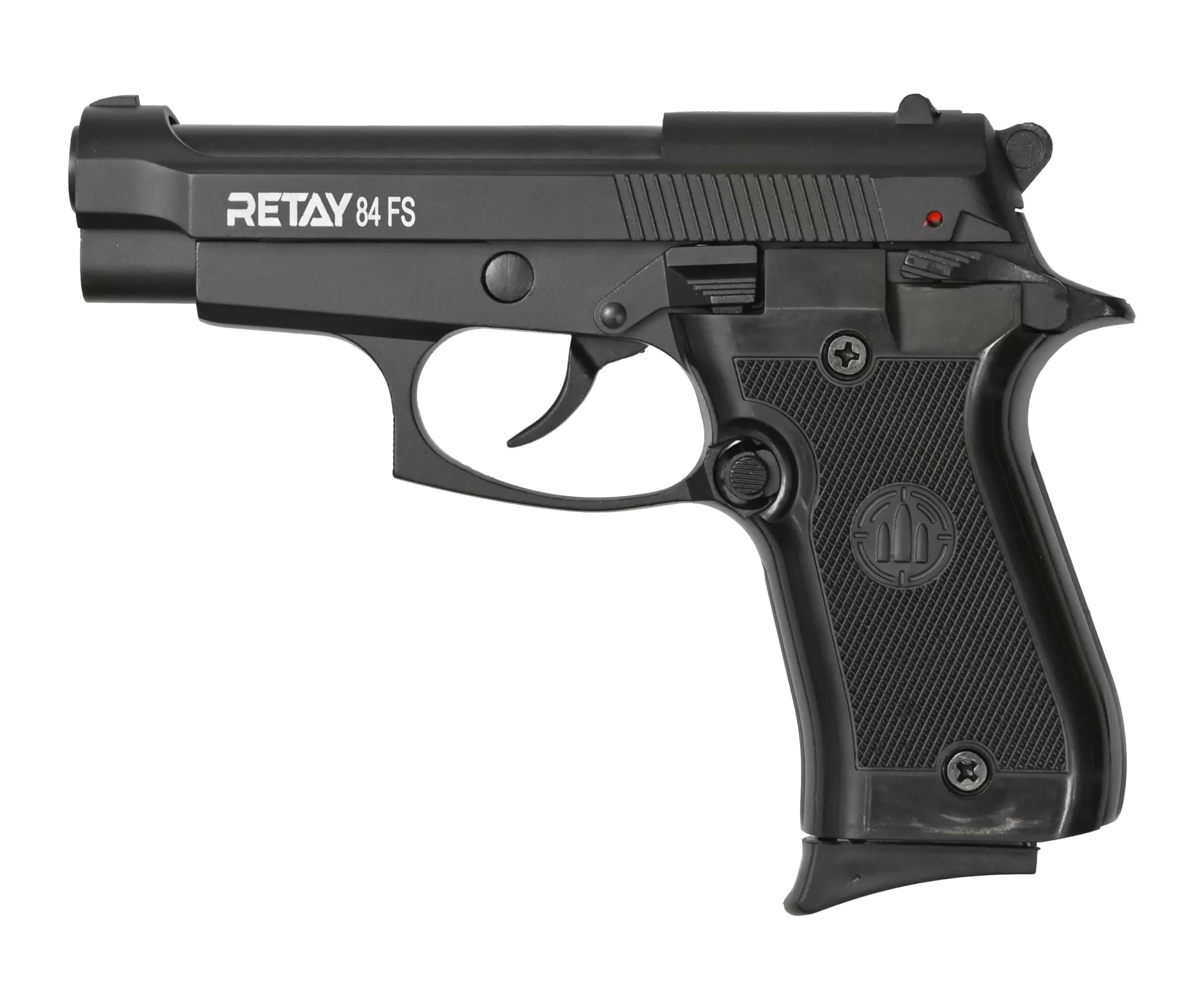 Пистолет охолощенный (RETAY) MOD84 Beretta 84FS, 9мм P.A.K. (Емкость магазина 9+1, Черный, Вес 0,75 кг.) купить в Красноярске по цене 15 590 ₽ рублей