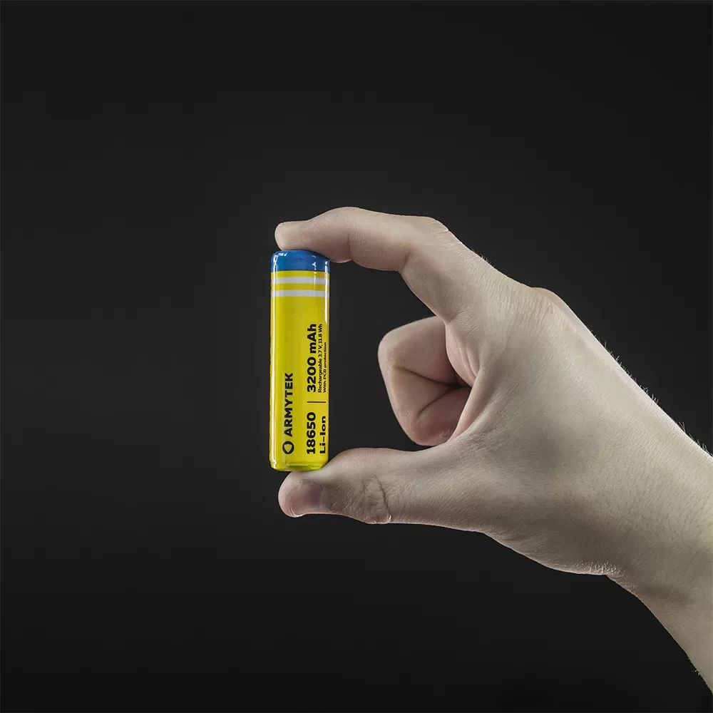 Аккумулятор (Armytek) 18650 (3200 mAh, Li-Ion, 3.7в, с защитой)_2